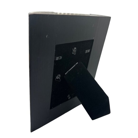 Vintage Rustic Crafted Wooden Frame Walnut Finish Western Cabin Inspo - Picture 4 of 5